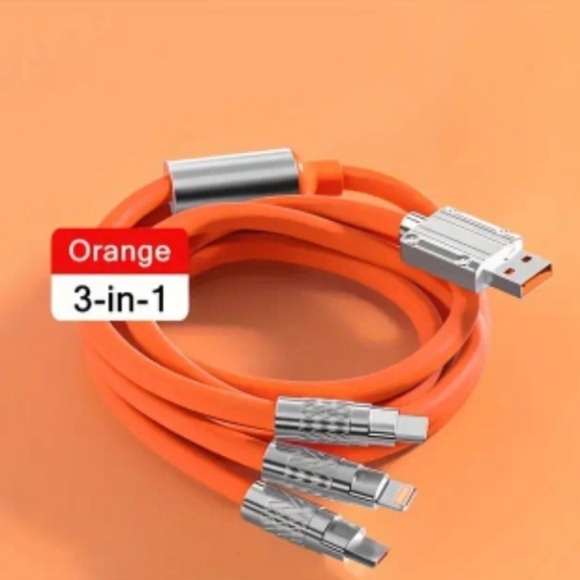 3-in-1 USB Charging Cable Charging/Data Sync Cable - Picture 1 of 11